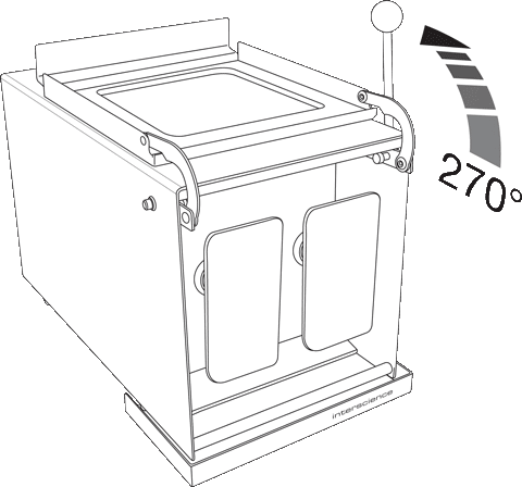 BagMixer W - 270° 可打开的门